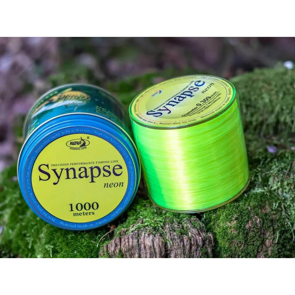 Fir Monofilament Katran Crypton Neon, Galben Neon, 0.371mm, 21.30lb/9.66kg, 1000m