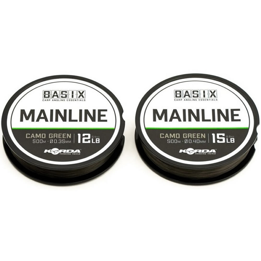 Fir Monofilament Korda Basix Mainline 0.40mm, 15lb, 1000m
