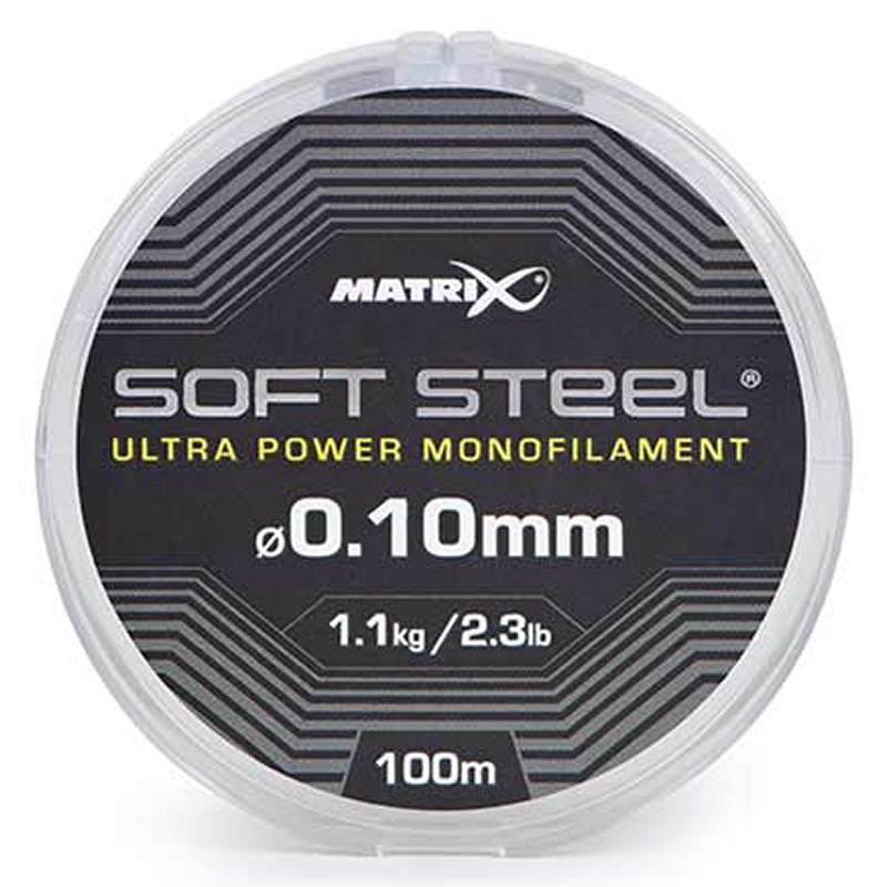 Fir Monofilament MATRIX Soft Steel Ultra Power 100m