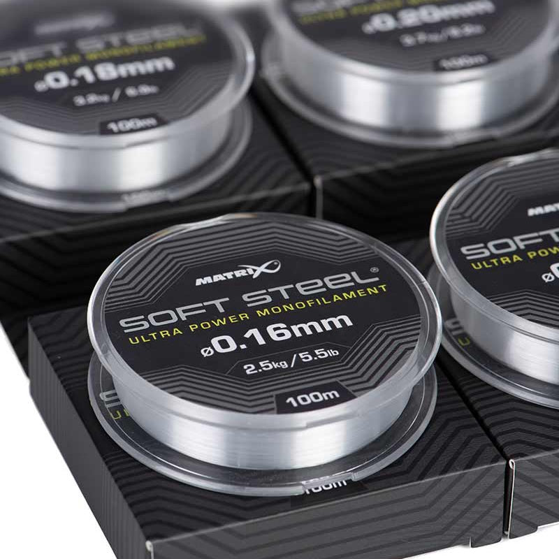 Fir Monofilament MATRIX Soft Steel Ultra Power 100m