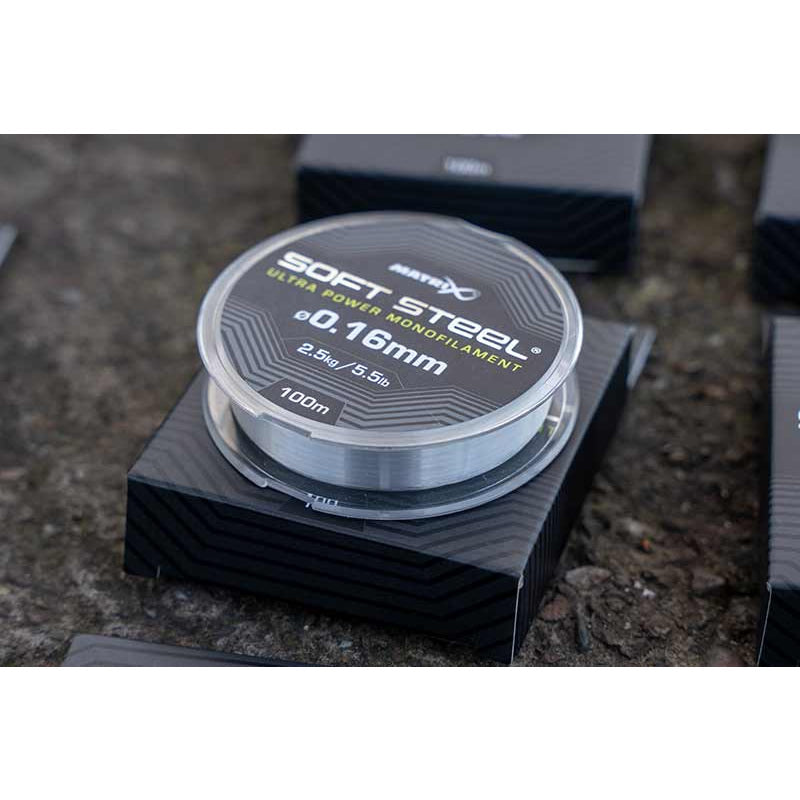 Fir Monofilament MATRIX Soft Steel Ultra Power 100m