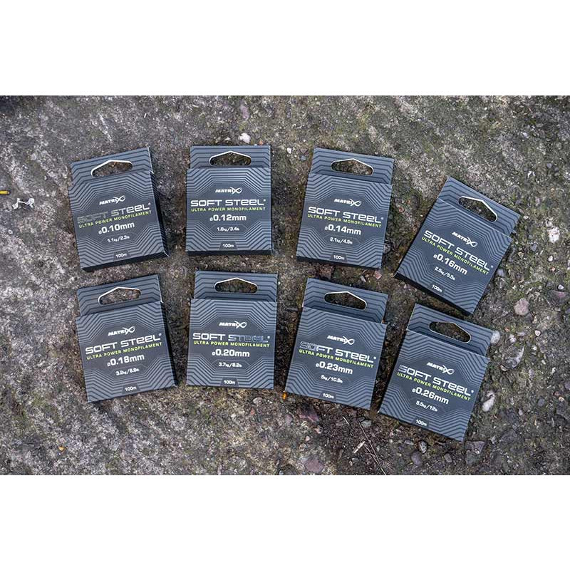 Fir Monofilament MATRIX Soft Steel Ultra Power 100m