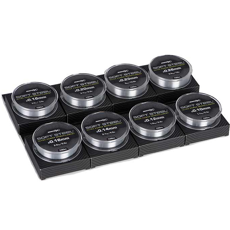 Fir Monofilament MATRIX Soft Steel Ultra Power 100m