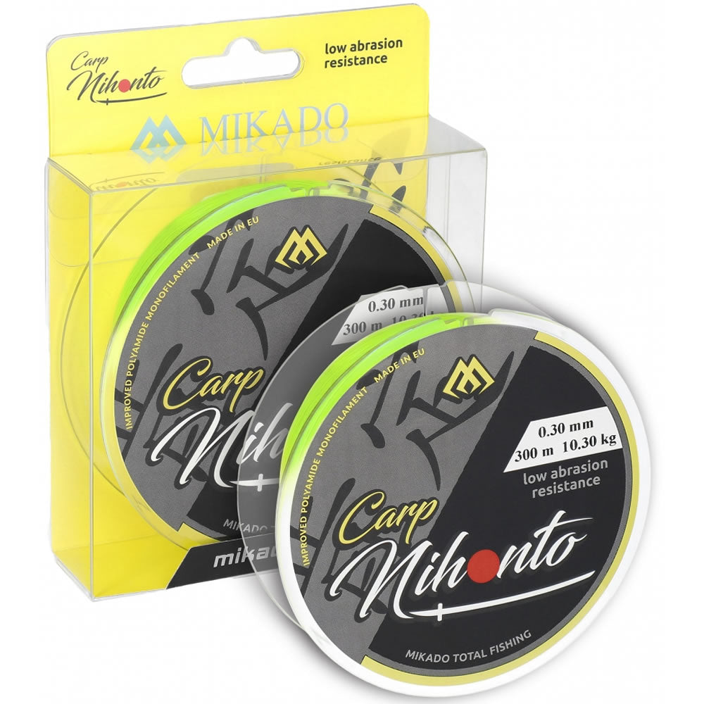 Fir Monofilament MIKADO Nihonto Carp Fluo Yellow 300m