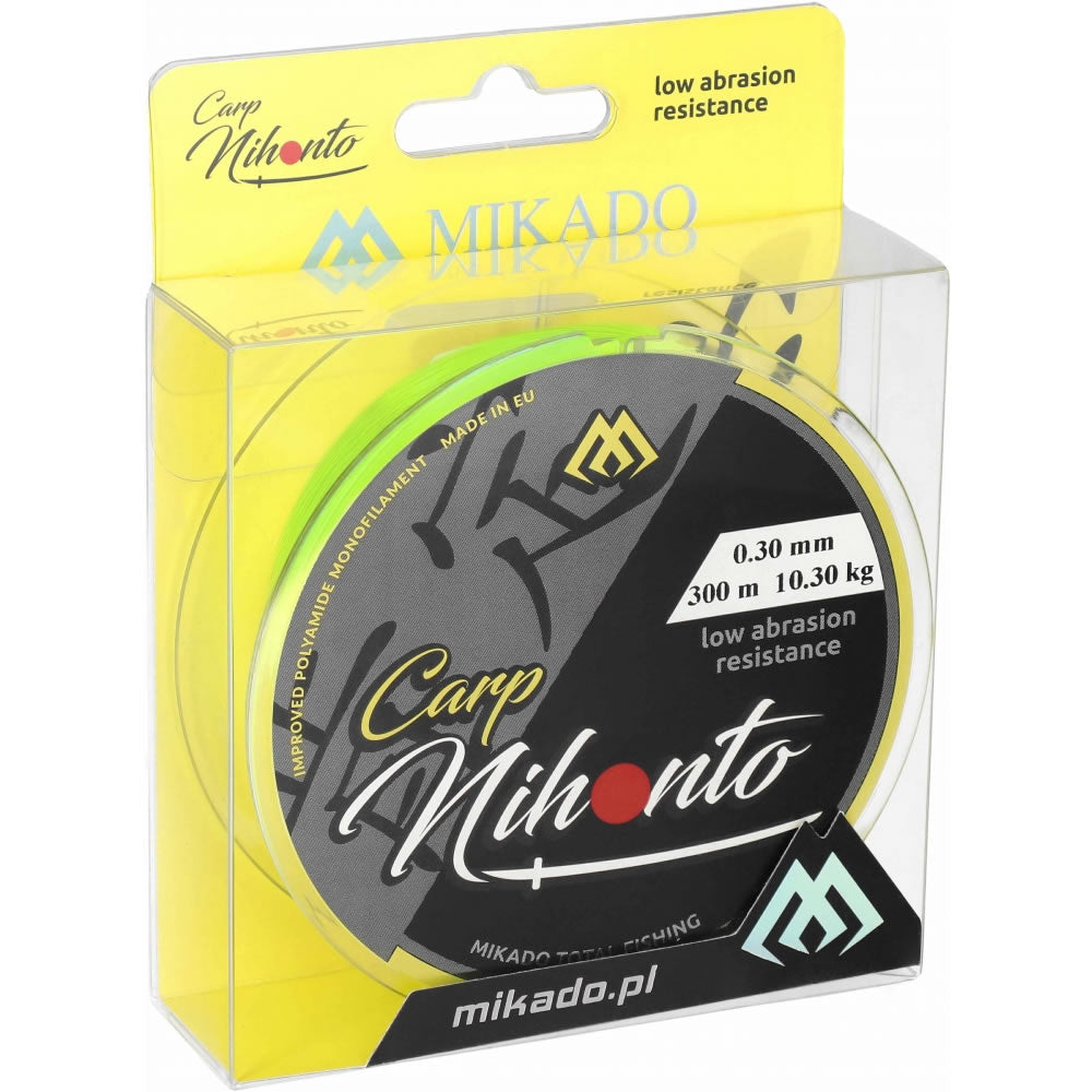 Fir Monofilament MIKADO Nihonto Carp Fluo Yellow 300m