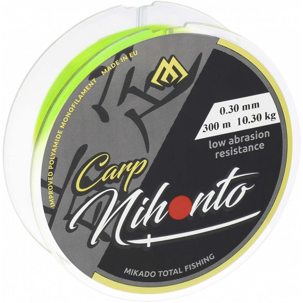 Fir Monofilament MIKADO Nihonto Carp Fluo Yellow 300m