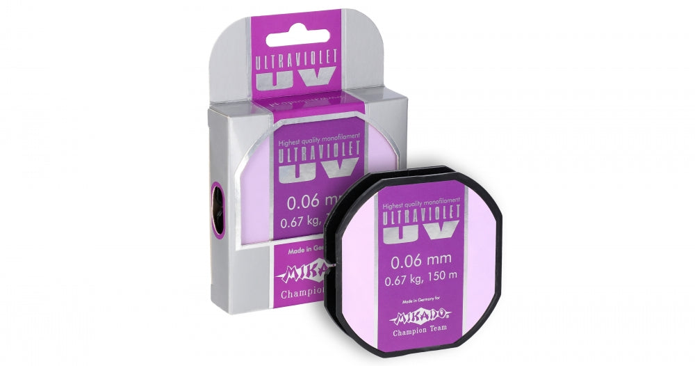 Fir Monofilament MIKADO Ultraviolet 0.06mm, 0.67Kg, 150m