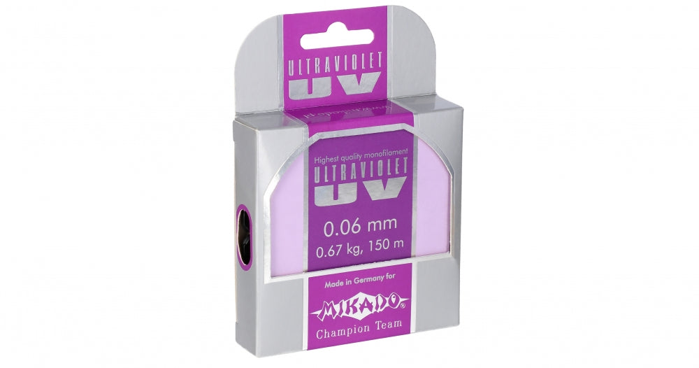 Fir Monofilament MIKADO Ultraviolet 0.06mm, 0.67Kg, 150m