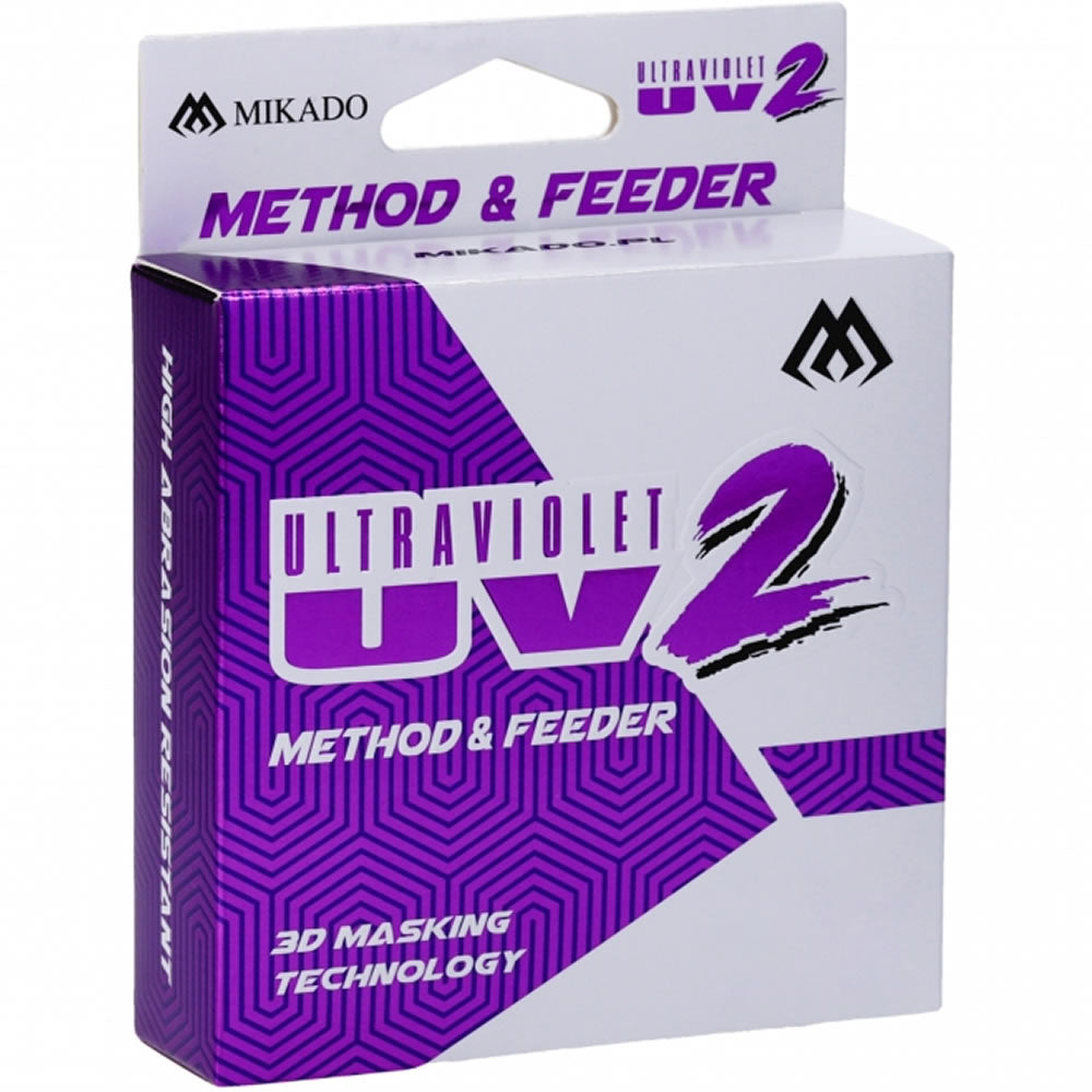 Fir Monofilament MIKADO Ultraviolet II Method Feeder, Camo, 0.20mm, 8.95kg, 300m
