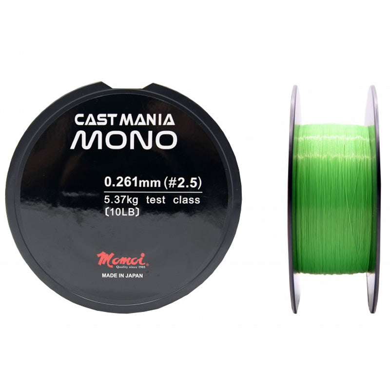 Fir Monofilament MOMOI Cast Mania Mono Wasabi Green 1200m