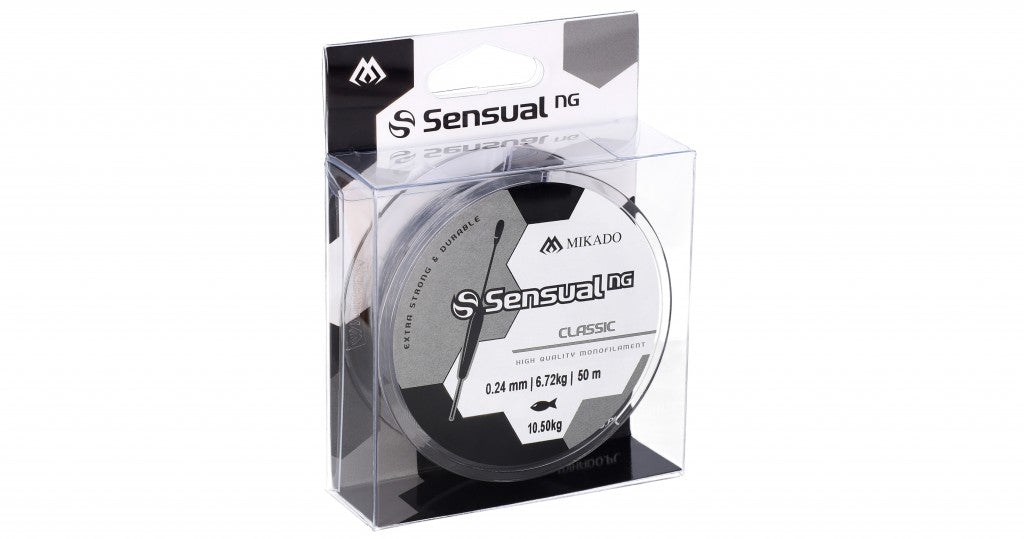 Fir Monofilament Mikado Sensual N.G. Classic Transparent 50m 2kg 0.10mm