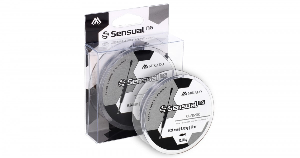 Fir Monofilament Mikado Sensual N.G. Classic Transparent 50m 3.5kg 0.14mm