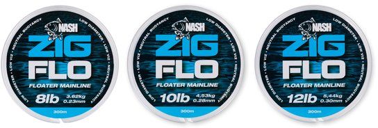 Fir Monofilament NASH Zig Flo, 12lbs-5.40kg, 0.30mm, 300m