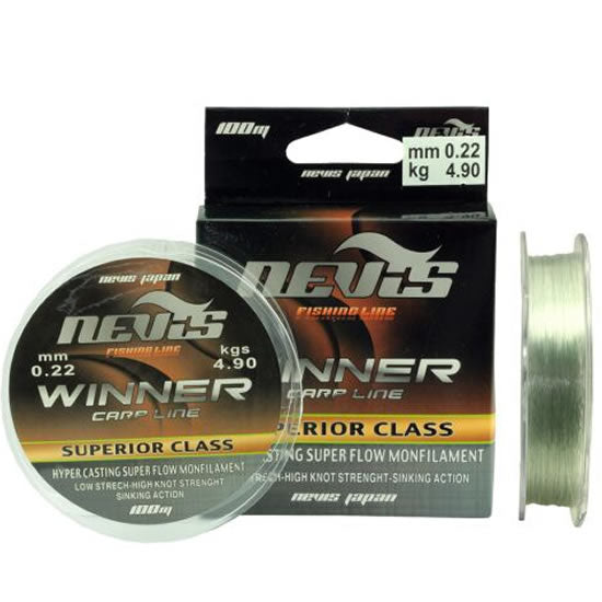 Fir Monofilament NEVIS Winner, Clear, 100m, 0.40mm, 14.50kg