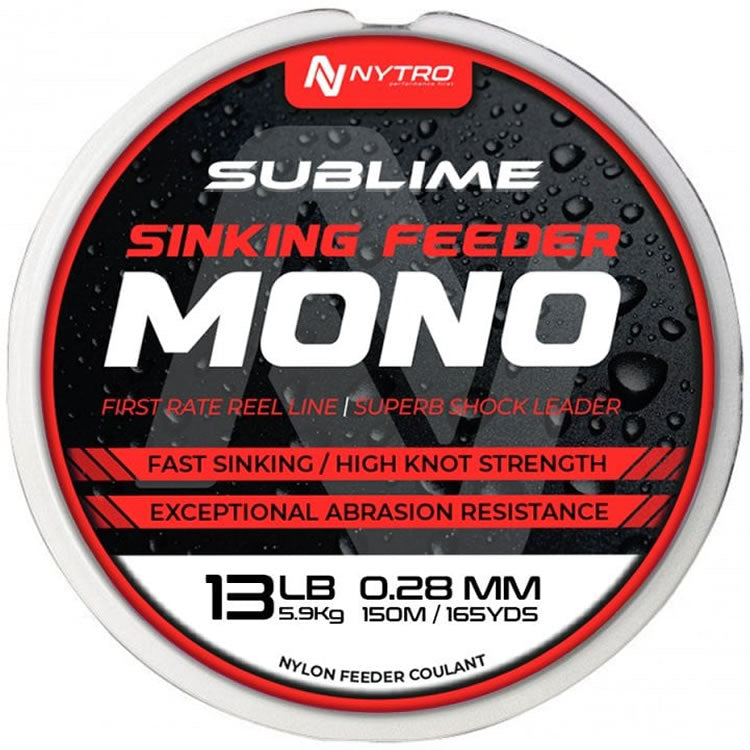 Fir Monofilament NYTRO Sublime Sinking Feeder Maro 150m