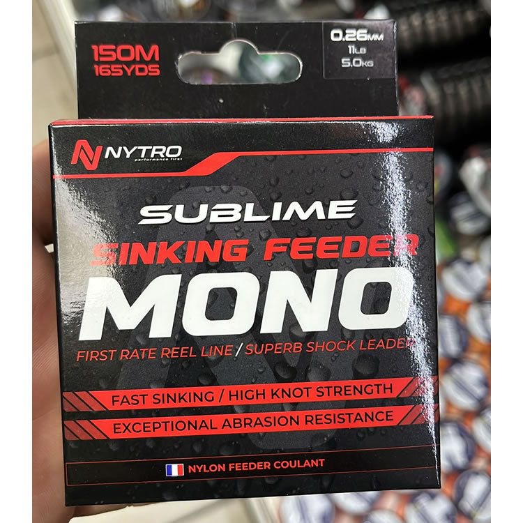 Fir Monofilament NYTRO Sublime Sinking Feeder Maro 150m