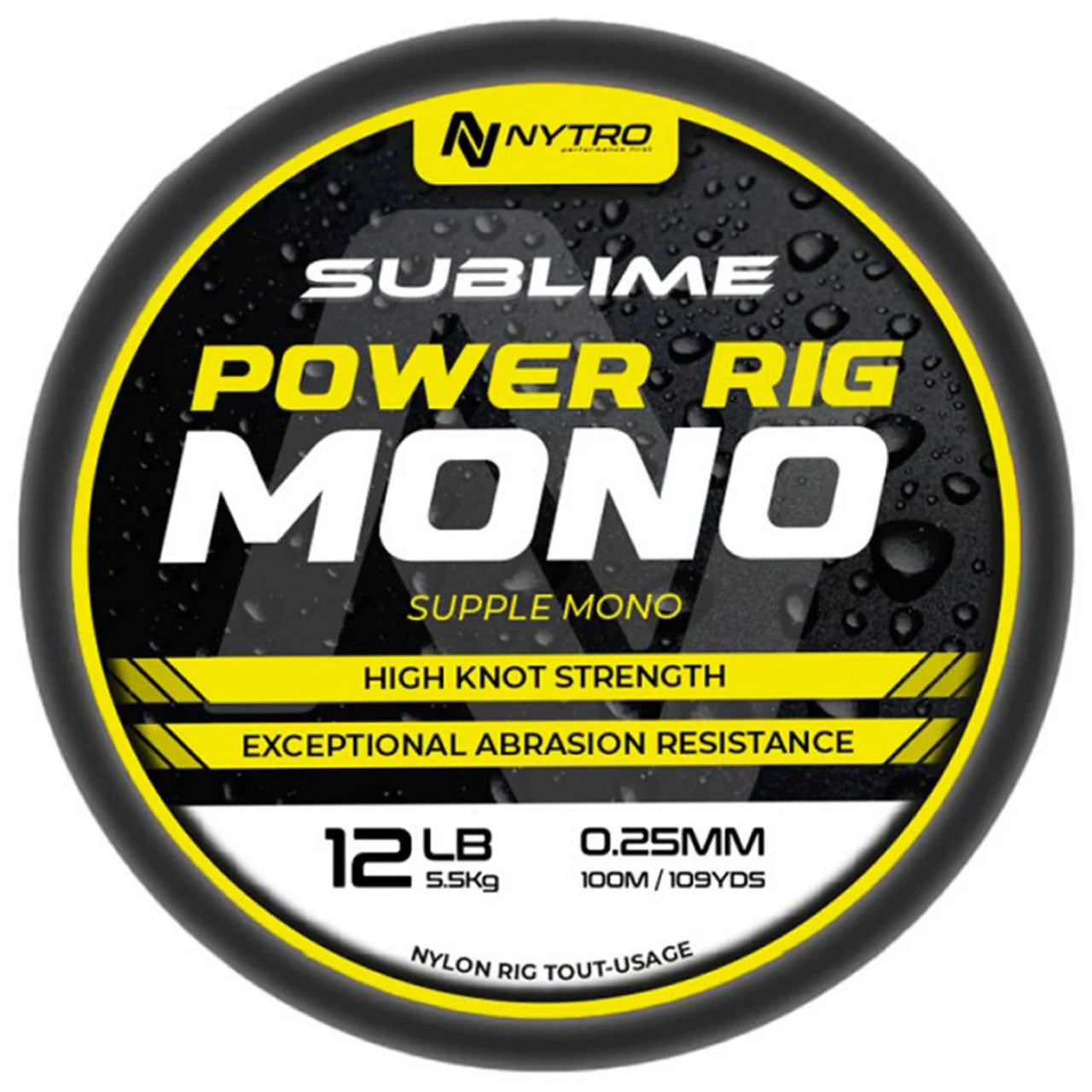 Fir Monofilament Nytro Sublime Power Rig Mono Transparent 100m