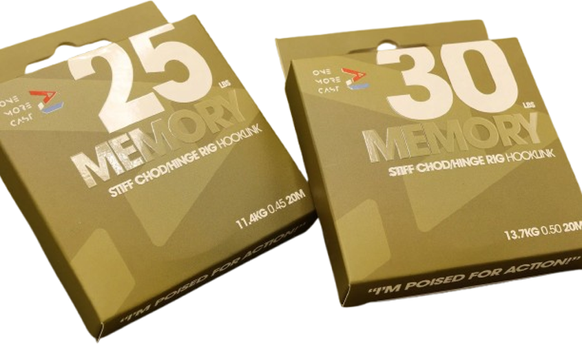 Fir Monofilament ONE MORE CAST Tackle Super Stiff Chod-Hinge Rig Hooklink, 0.45mm, 25lbs, 11.4kg, 20m