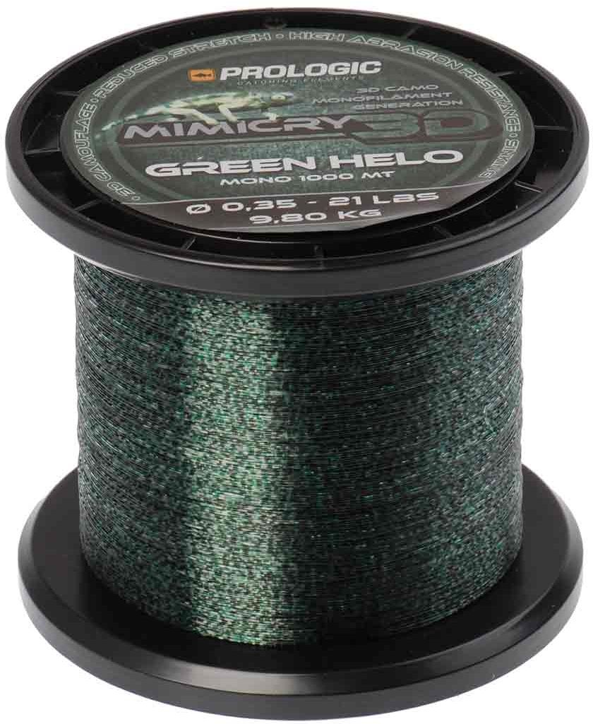 Fir Monofilament PROLOGIC Mimicry Green Helo, 9.80kg, 0.35mm, 1000m