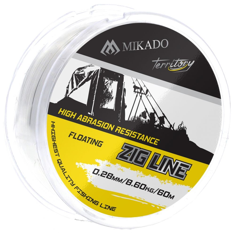 Fir Monofilament Plutitor MIKADO Territory Zig Line 0.28mm, 8.6kg, 60m
