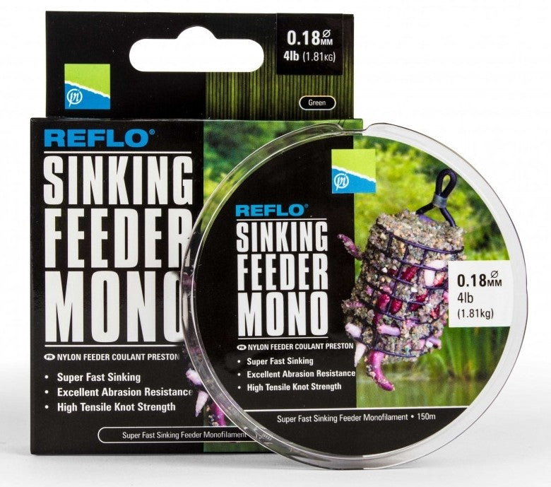 Fir Monofilament Preston Reflo Sinking Feeder 150m
