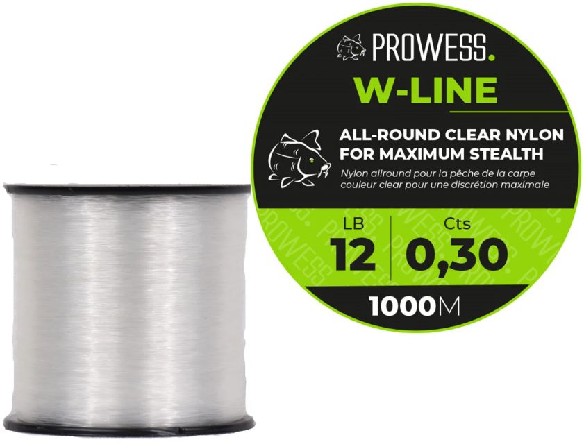Fir Monofilament Prowess W-Line Clear 1000m