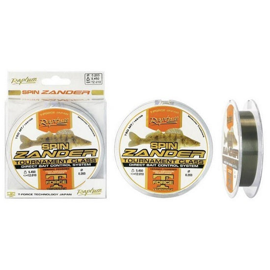 Fir Monofilament Rapture Spin Zander 150m 0.35mm 15.80kg