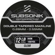 Fir Monofilament SONIK Subsonik Double Tapered Main Line Clear 990m
