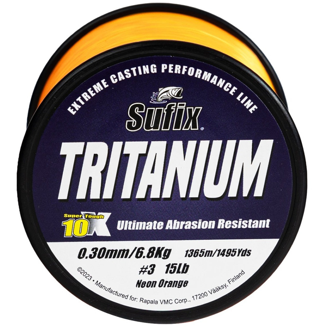 Fir Monofilament SUFIX Tritanium, Neon Orange, 0.37mm, 9.00kg, 1095m