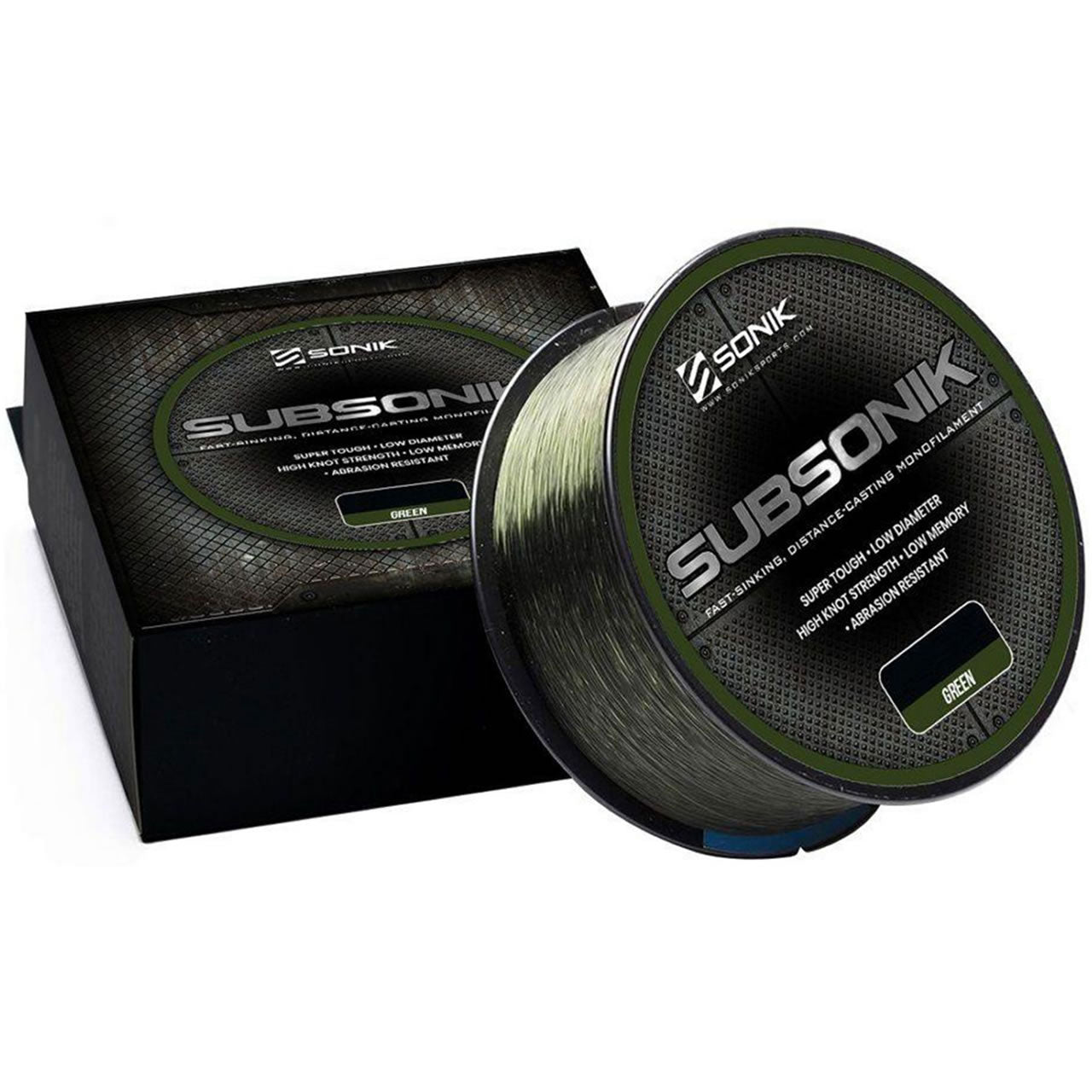 Fir Monofilament Sonik Subsonik Verde 1200m
