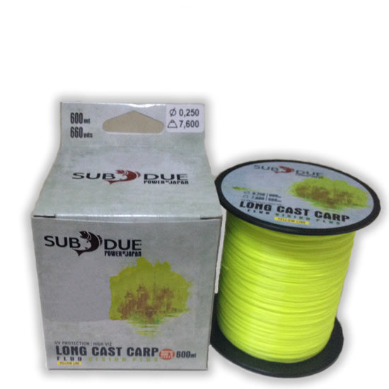 Fir Monofilament Subdue Vision Plus Yellow 0.28mm/1200m/9kg
