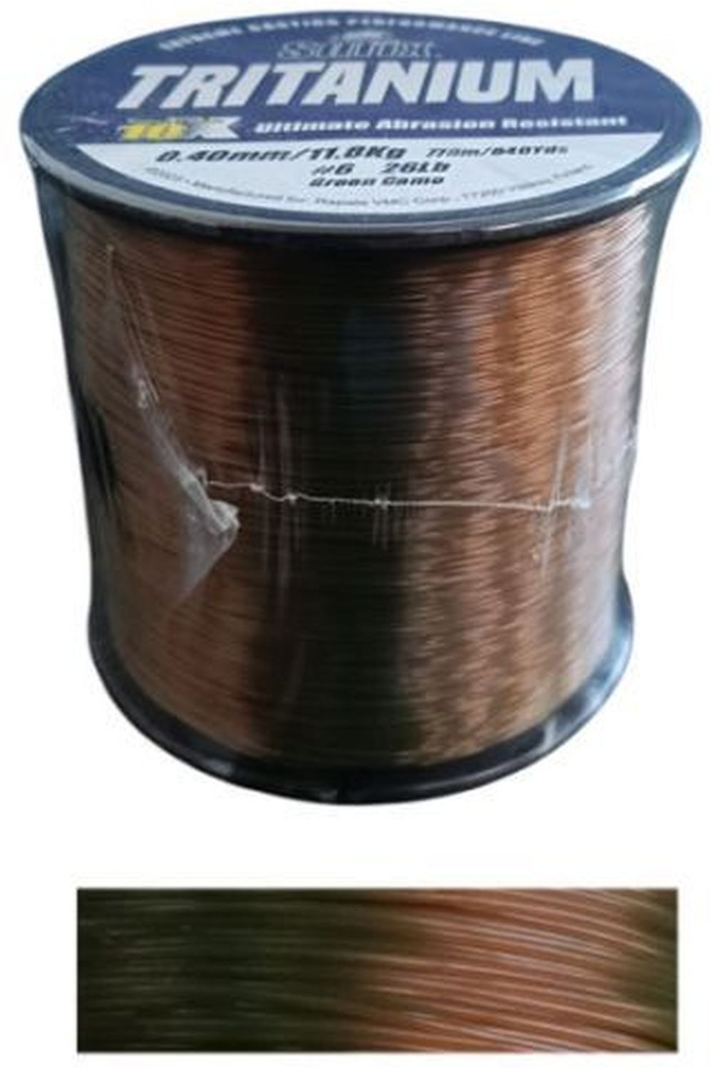 Fir Monofilament Sufix Tritanium, Camo Green, 9kg-20lbs, 0.37mm, 895m