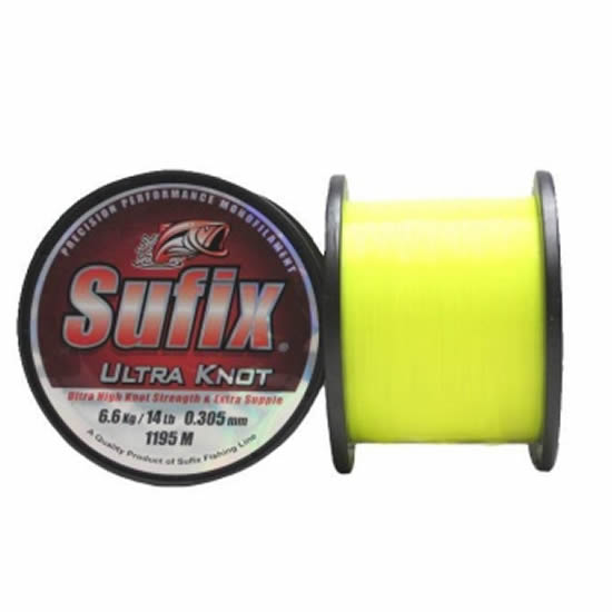 Fir Monofilament Sufix Ultra Knot 0.40 mm/690mt/10.8kg Opaque Yellow