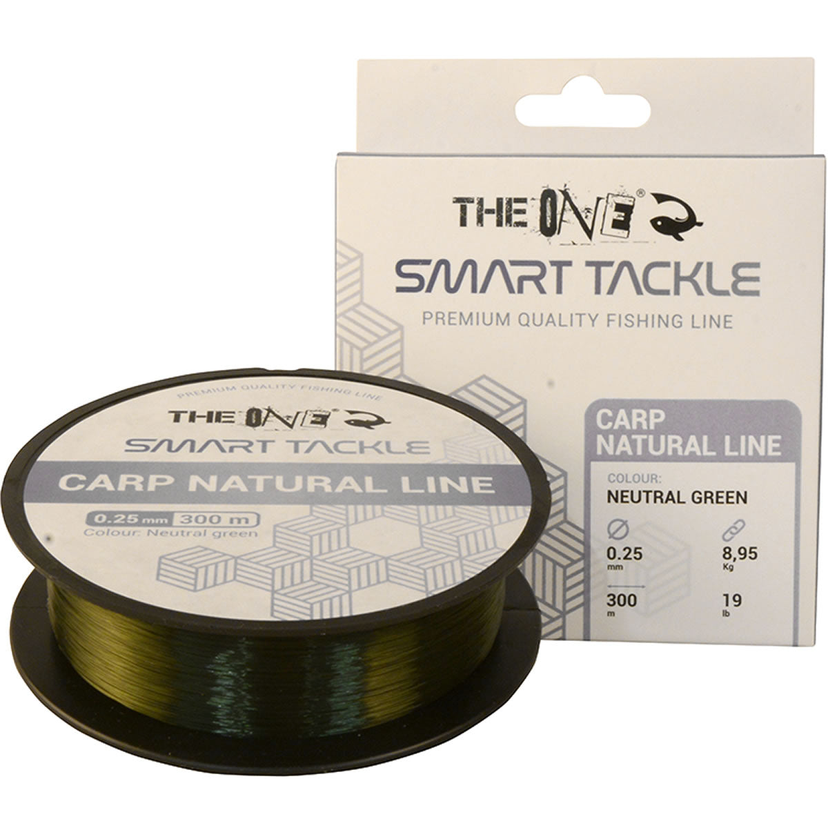 Fir Monofilament THE ONE Carp Natural Neutral Green 300m