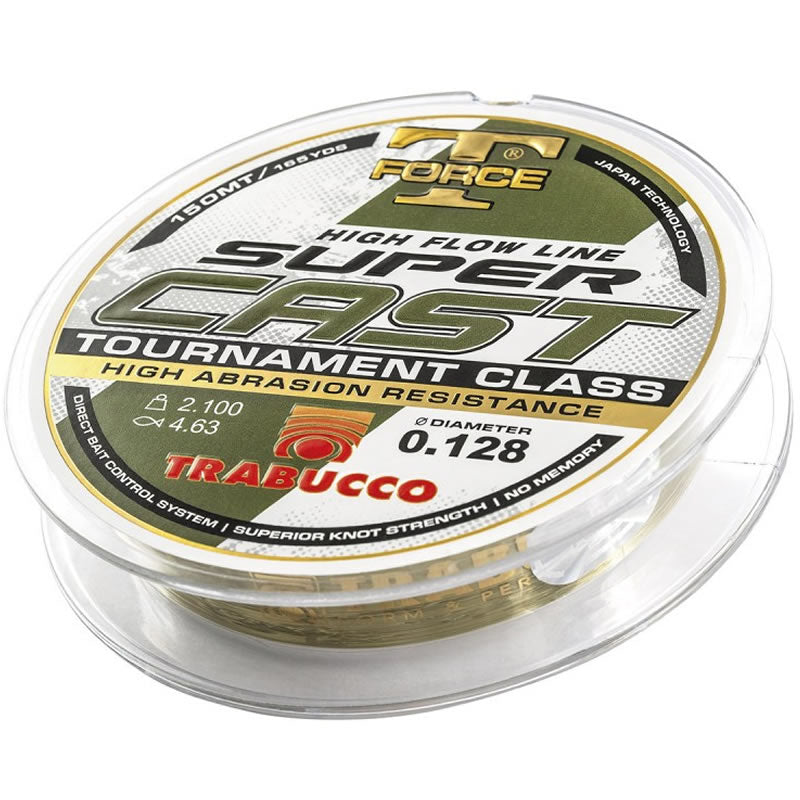 Fir Monofilament TRABUCCO T Force Super Cast, Pearl Green, 500m, 0.255mm, 8.40kg