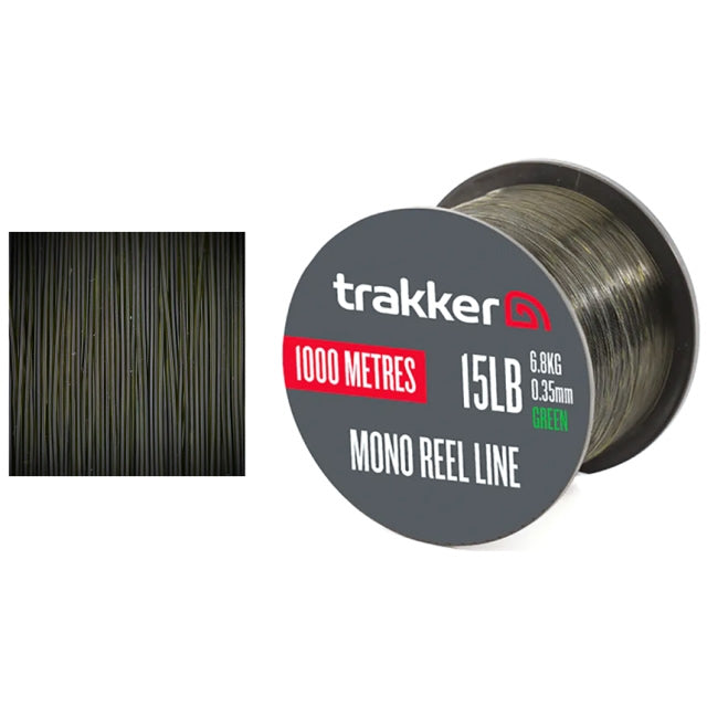 Fir Monofilament TRAKKER Mono Reel Line Green 1000m