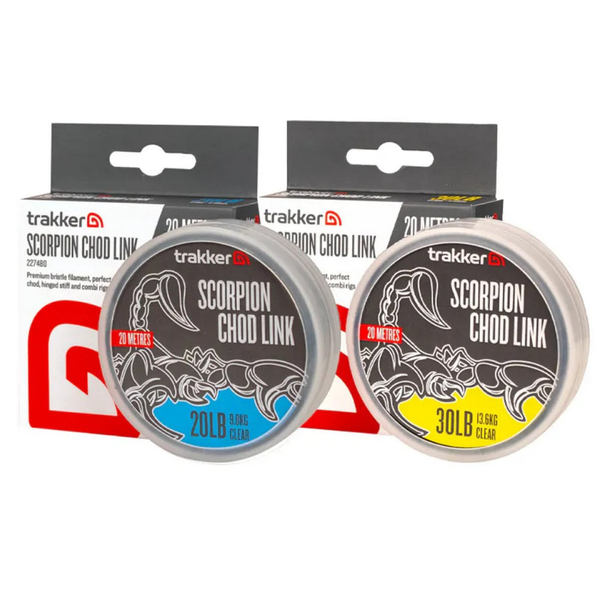 Fir Monofilament TRAKKER Scorpion Chod Link 20m