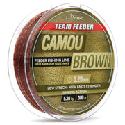 Fir Monofilament Team Feeder By Dome Camou Brown 300m