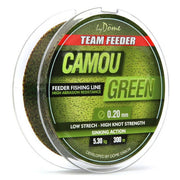 Fir Monofilament Team Feeder By Dome Camou Green 300m