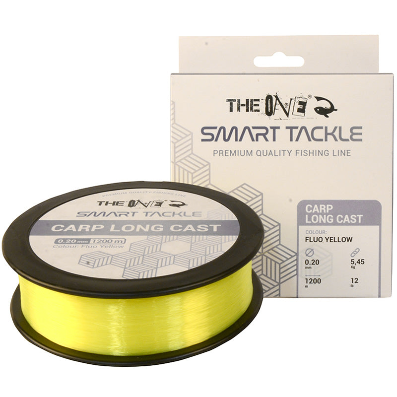 Fir Monofilament The One Carp Long Cast, Fluo Yellow, 0.28mm, 10.35kg, 1200m