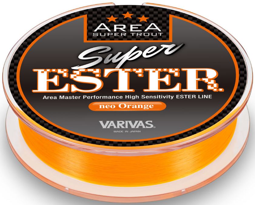 Fir Monofilament Varivas Super Trout Area Ester, Neo Orange, 0.104mm, 2.1lbs, 150m
