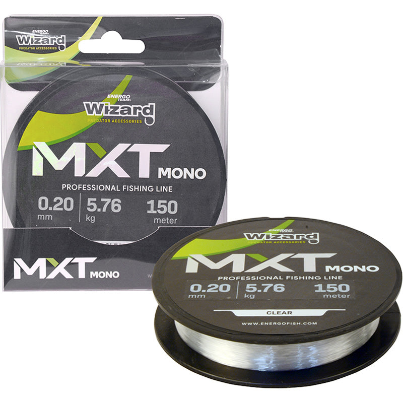 Fir Monofilament WIZARD MXT Mono Spinning Clear 150m