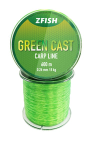 Fir Monofilament ZFISH Green Cast Carp Line kg 600m Verde Fluo