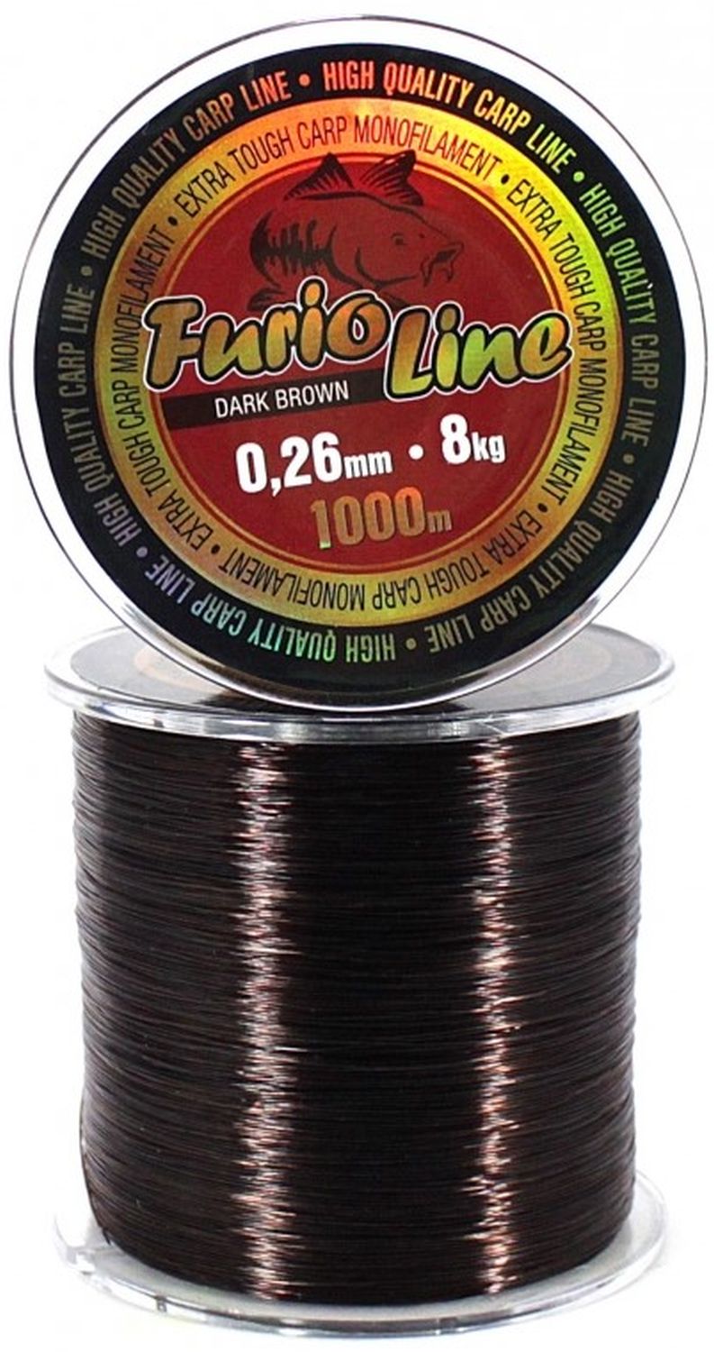 Fir Monofilament Zfish Furio, Brown, 8kg, 0.26mm, 1000m