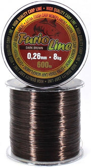 Fir Monofilament Zfish Furio, Brown, 8kg, 0.26mm, 600m