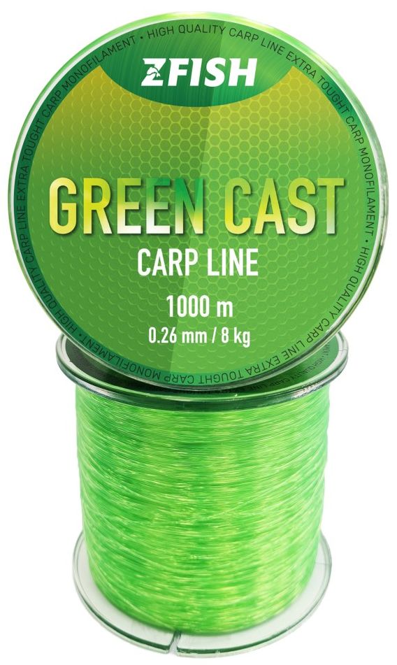 Fir Monofilament Zfish Green Cast Carp Line Green 1000m