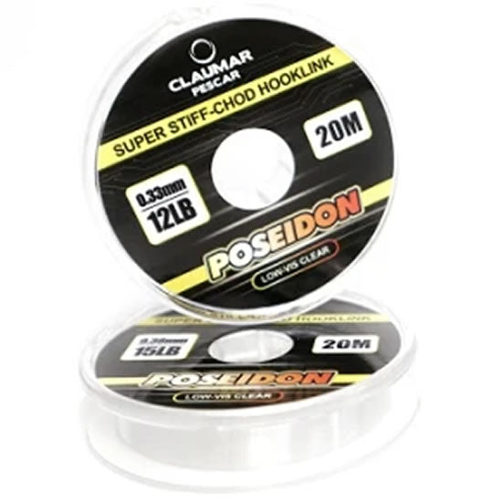 Fir Monofilament pentru Monturi CLAUMAR Poseidon Super Stiff Clear 20m