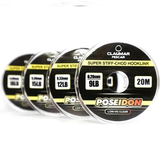 Fir Monofilament pentru Monturi CLAUMAR Poseidon Super Stiff Clear 20m