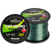 Fir Monofilamet Wizard Cat Mono Line Dark Green 300m