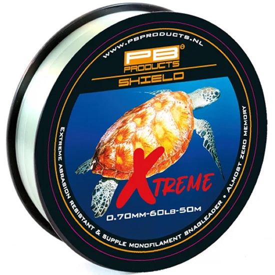 Fir Monoofilament Inaintas PB PRODUCTS Shield Extreme Snagleader 0.70mm, 60lbs, 50m